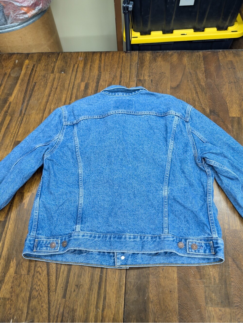 Levi’s Orange Tab Trucker Denim Jacket 46 Medium Wash 75505 - Picture 2 of 7